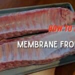 How To Remove Membrane From Pork Ribs